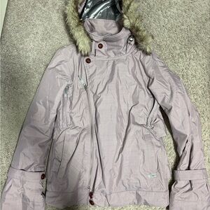 Oakley Gretchen Bleiler Women's Light Purple Snowboard Jacket Size XS
